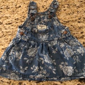 Oshkosh baby girls overall skirt